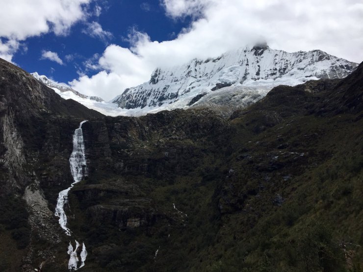 Waterfall Huascaran National Park Peace Corps Peru