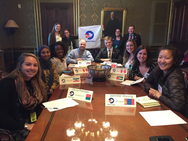 Peace Corps Top Bloggers Visit the White House 2016